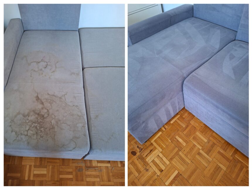 karcher Poznań - Pranie kanapy narożnikowej