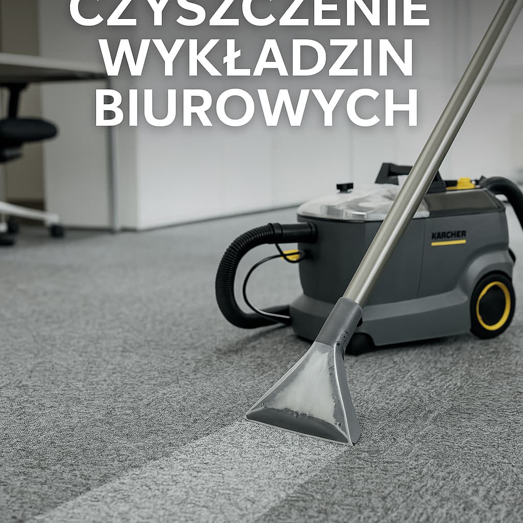 Pranie wykładzin Poznań – ekstrakcyjne czyszczenie wykładziny sprzętem Karcher